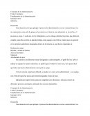 Concepto de la Administración - Fundamentos de la Administración.