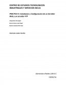 Instalacion y Configuracion de un Servidor Web y un servidor FTP