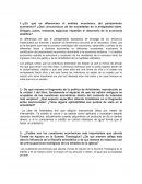 El análisis económico.