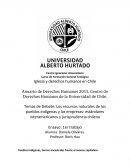 Tierras mapuches y derechos