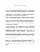 Análisis de la situación política y económica de Venezuela.