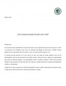 La muerte en el ciclo vital