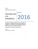 Tema: Introduccion a la Estadistica.