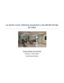 Accion como instancia proyectiva