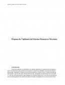 Organos de vigilancia del sistema financiero.