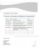 Casos de Uso: “Consulta y Descarga de Reportes Corporativos”