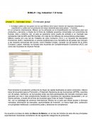 Actividad única. – El mercado global