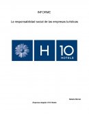 Tema: Responsabilidad social empresarial.