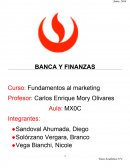 Fundamentos al marketing - BANCA Y FINANZAS