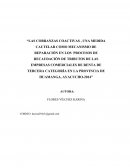 Las cobranzas coactivas