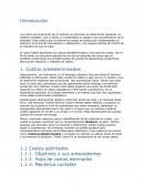 Costos prederminados y costos estandar.