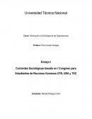 Introducción a la Sociología de las Organizaciones