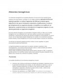 Los alimentos transgénicos son aquellos alimentos a los que se les han insertado genes exógenos