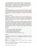 La investigación científica consiste en cuestionarse, observar y experimentar.