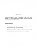 Participación de mercado de los refrescos en polvo “Kanú y Kiribá”