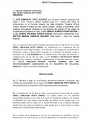 Designacion de alimentos.