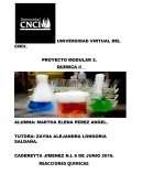 PROYECTO MODULAR QUIMICA II