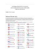 El Informe sobre Desarrollo Humano.