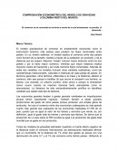 COMPROBACIÓN ECONOMETRICA DEL MODELO DE GRAVEDAD