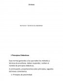 Síntesis METODOS Y TECNICAS DE ENSEÑANSA