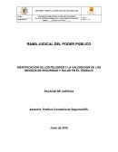 IDENTIFICACION DE LOS PELIGROS Y LA VALORACION DE LOS RIESGOS EN SEGURIDAD Y SALUD EN EL TRABAJO