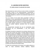 El universo entre nosotros.