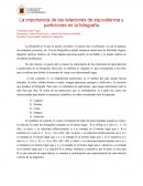 La importancia de las relaciones de equivalencia y particiones en la fotografía