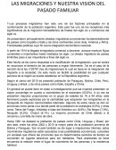 LAS MIGRACIONES Y NUESTRA VISION DEL PASADO FAMILIAR