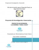 Proyectos de Investigación e Innovación