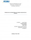 Influencia de la actividad física en el estado nutricional de los escolares.