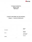 CUARTO INFORME DE DECISIONES. Empresas Montt
