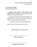 Nulidad de seccion de derechos.