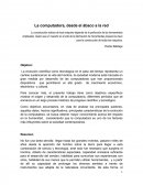 Historia de la computadora. La computadora, desde el ábaco a la red