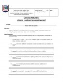 Cambios en los ecosistemas