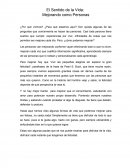 Ensayo sobre el sentido de la vida.