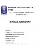 El libro SEIS SOMBREROS básicamente nos plantea dos tipos de pensamiento