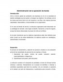 Administración de la operación de tienda.