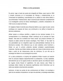 Weber y la ética protestante.