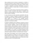 La ética protestante y el espíritu del capitalismo - Weber.
