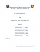 Analisis de Calidad de Agua