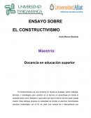 Tema: El constructivismo.