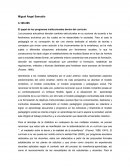 El papel de los programas institucionales.