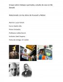 Ensayo sobre trabajos quemados, estudio de caso en Mc Donald..