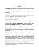 Administración contemporanea. Principios de administración de Fayol