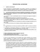 PREGUNTAS TEMA I : METABOLISMO