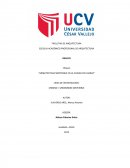 Arquitectura sostenible en la ciudad de Huaraz