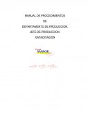 MANUAL DE PROCEDIMIENTOS DE DEPARTAMENTO DE PRODUCCION.