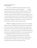 Minuta de contrato de compraventa.
