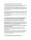 La Seguridad Pública en México y El sistema Policial.