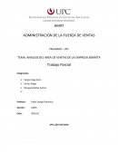 TEMA: ANALISIS DEL AREA DE VENTAS DE LA EMPRESA SIBARITA